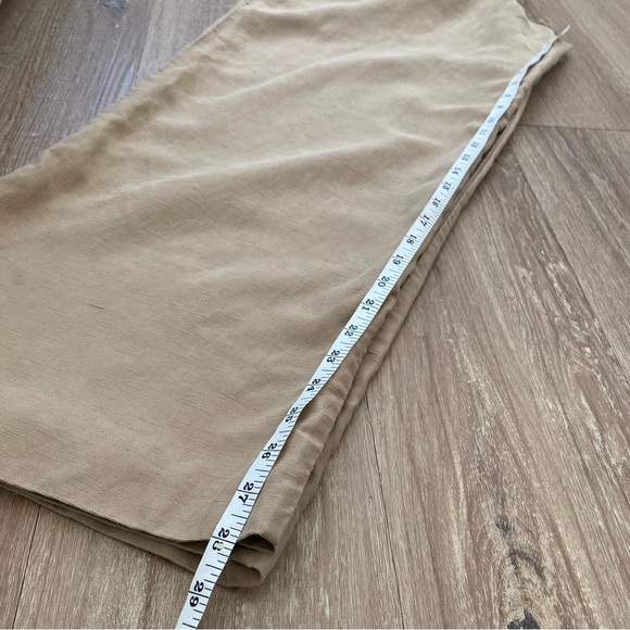 Aritzia | Wilfred Effortless Linen Pants Honey Beige Size 12 - Picture 11 of 16